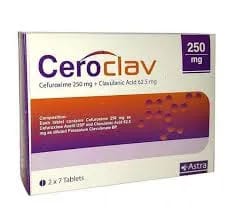 Tablet Ceroclav 250mg+62.5mg (14pcs)